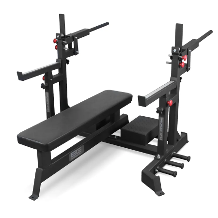 Скамья для жима пауэрлифтерская с механизмом подъёма штанги Bronze Gym PARTNER AL-321